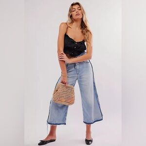 Closed Lyna High-Rise Crop Wide-Leg Jeans